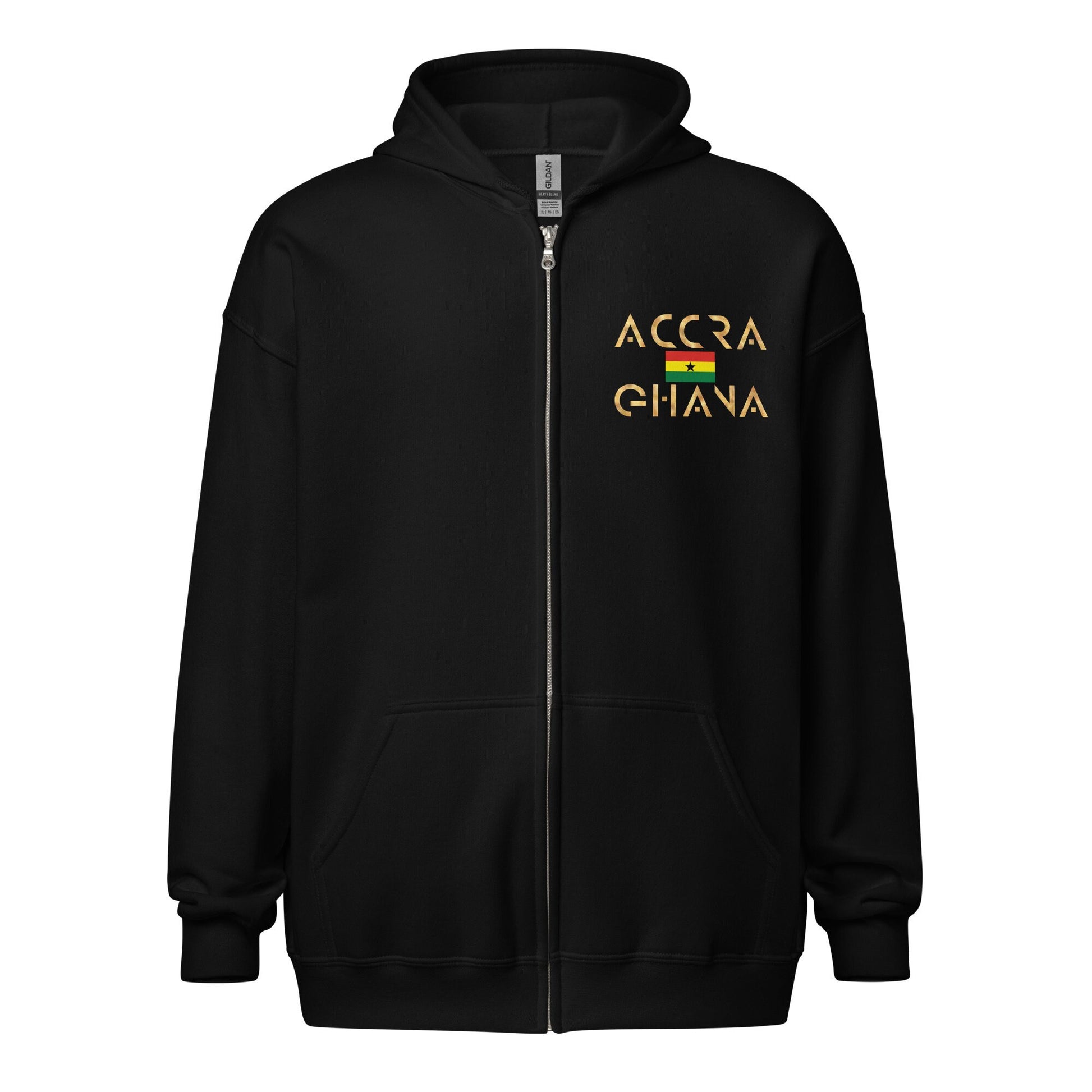 Ghana Unisex heavy blend zip hoodie