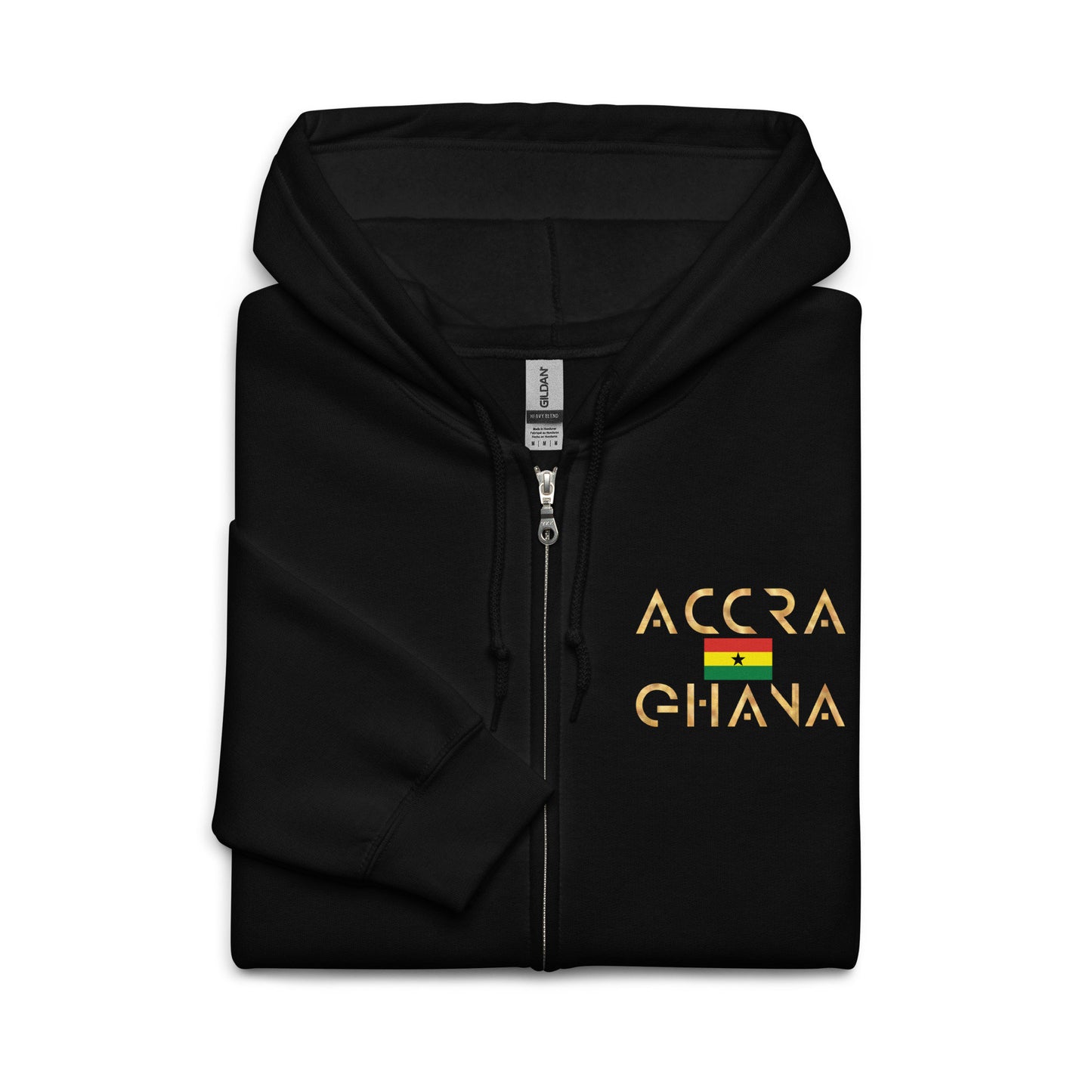 Ghana Unisex heavy blend zip hoodie