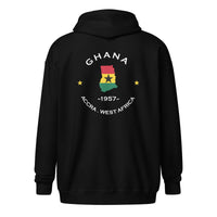 Ghana Unisex heavy blend zip hoodie