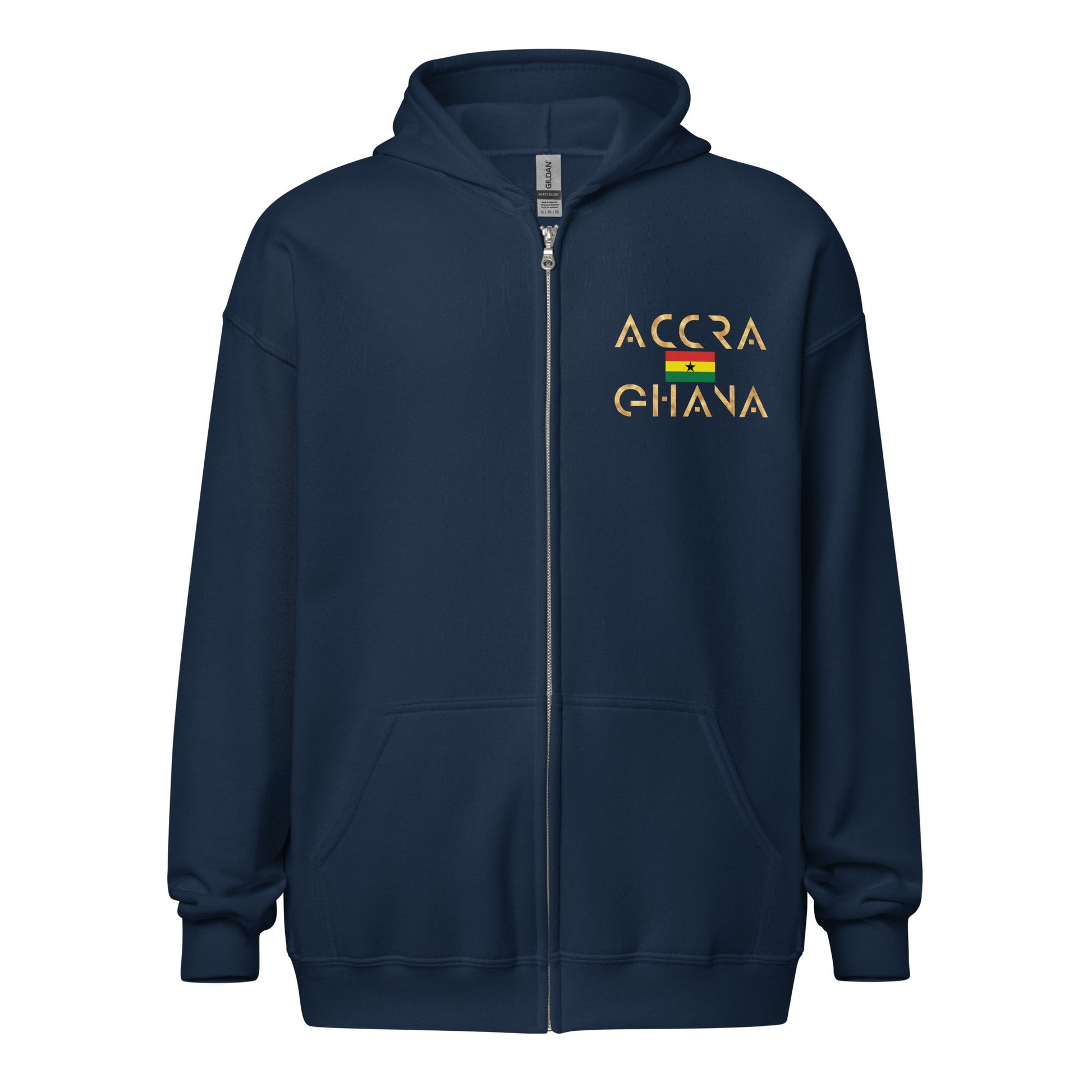 Ghana Unisex heavy blend zip hoodie