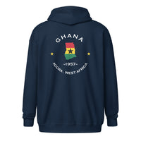 Ghana Unisex heavy blend zip hoodie