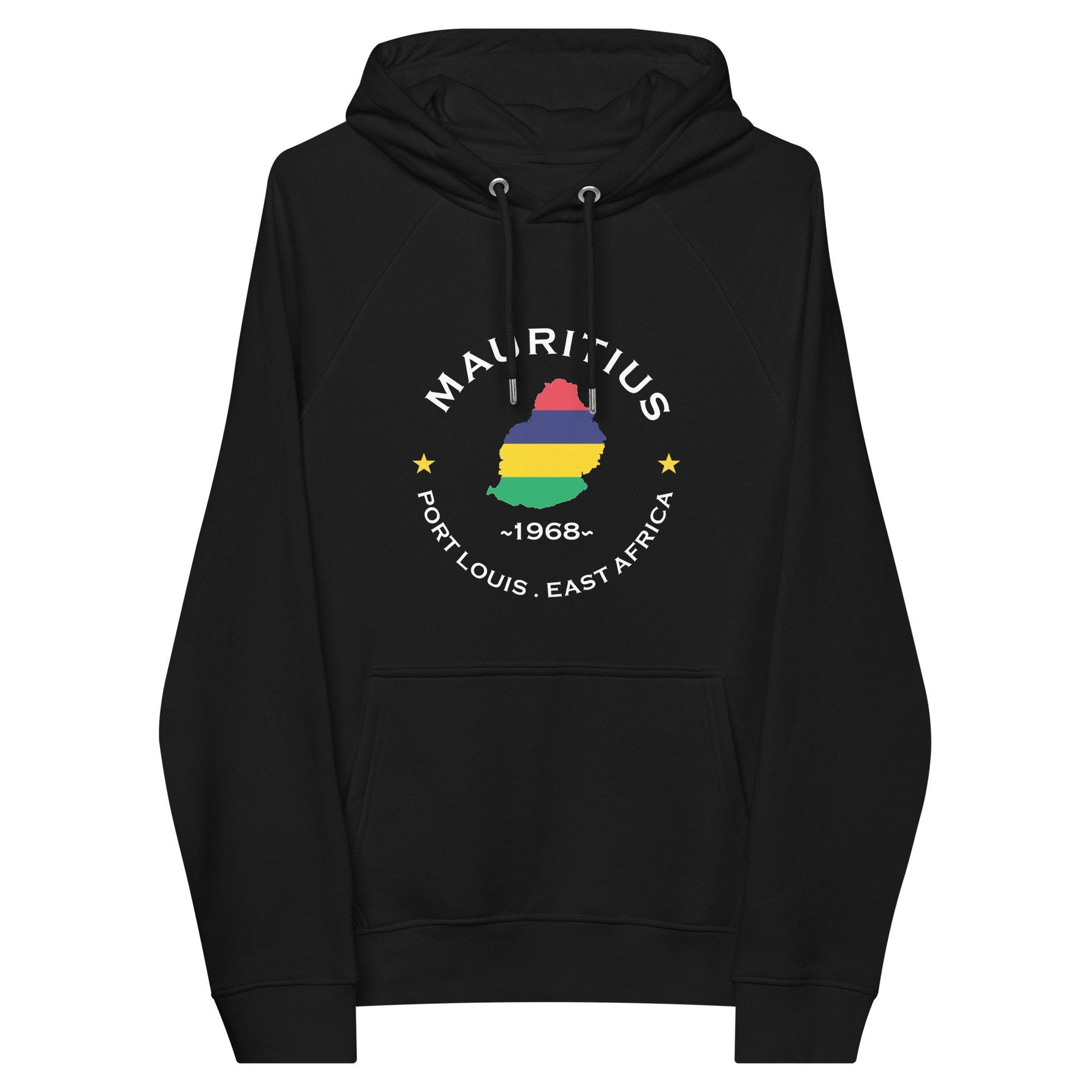 Mauritian Unisex eco raglan hoodie