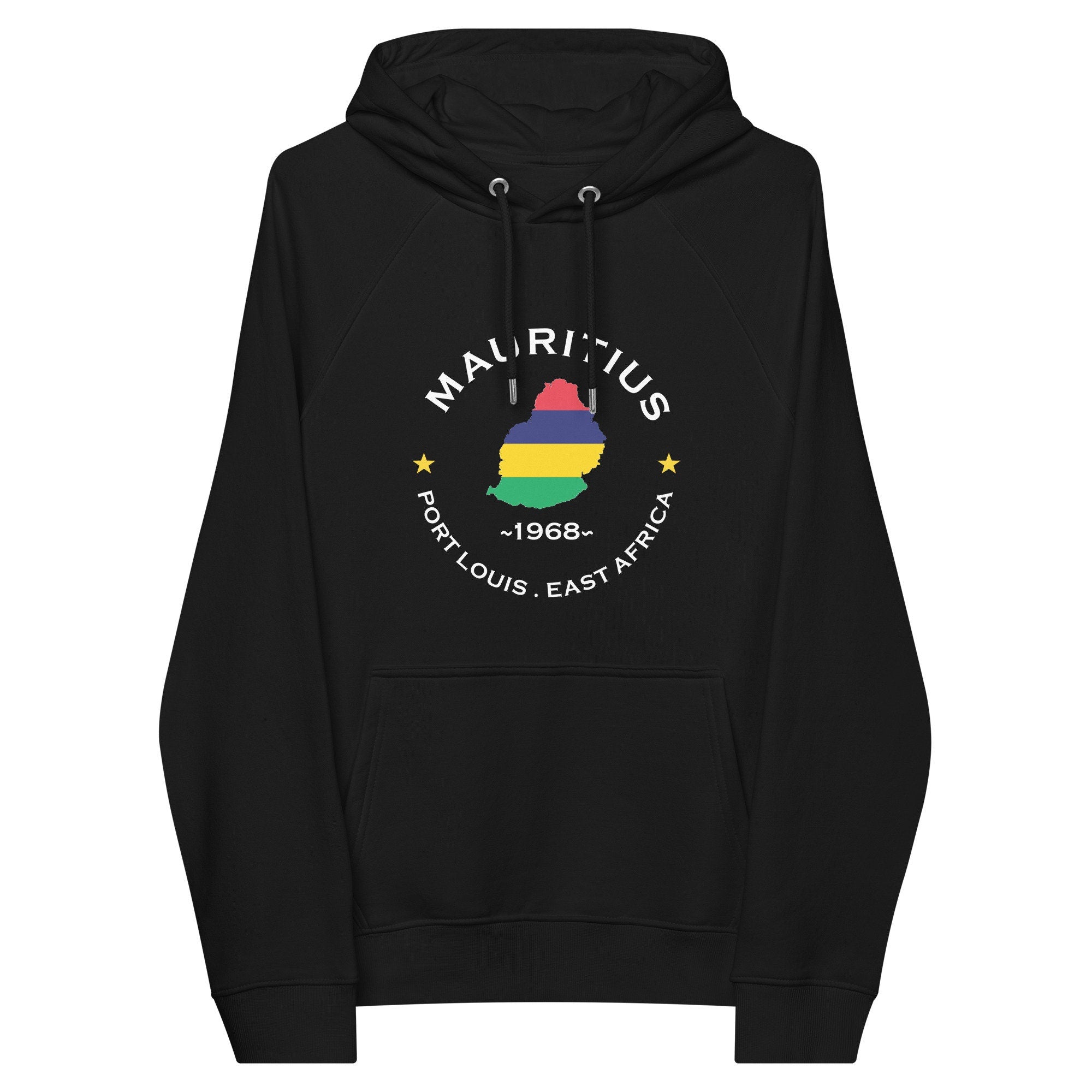 Mauritian Unisex eco raglan hoodie