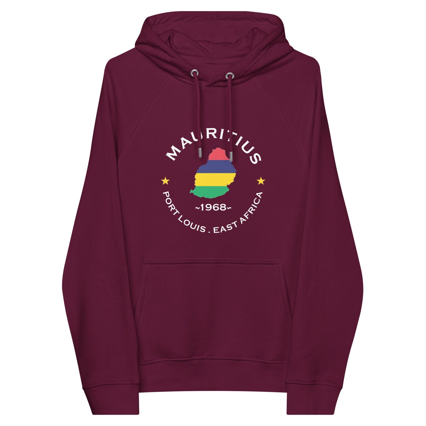 Mauritian Unisex eco raglan hoodie