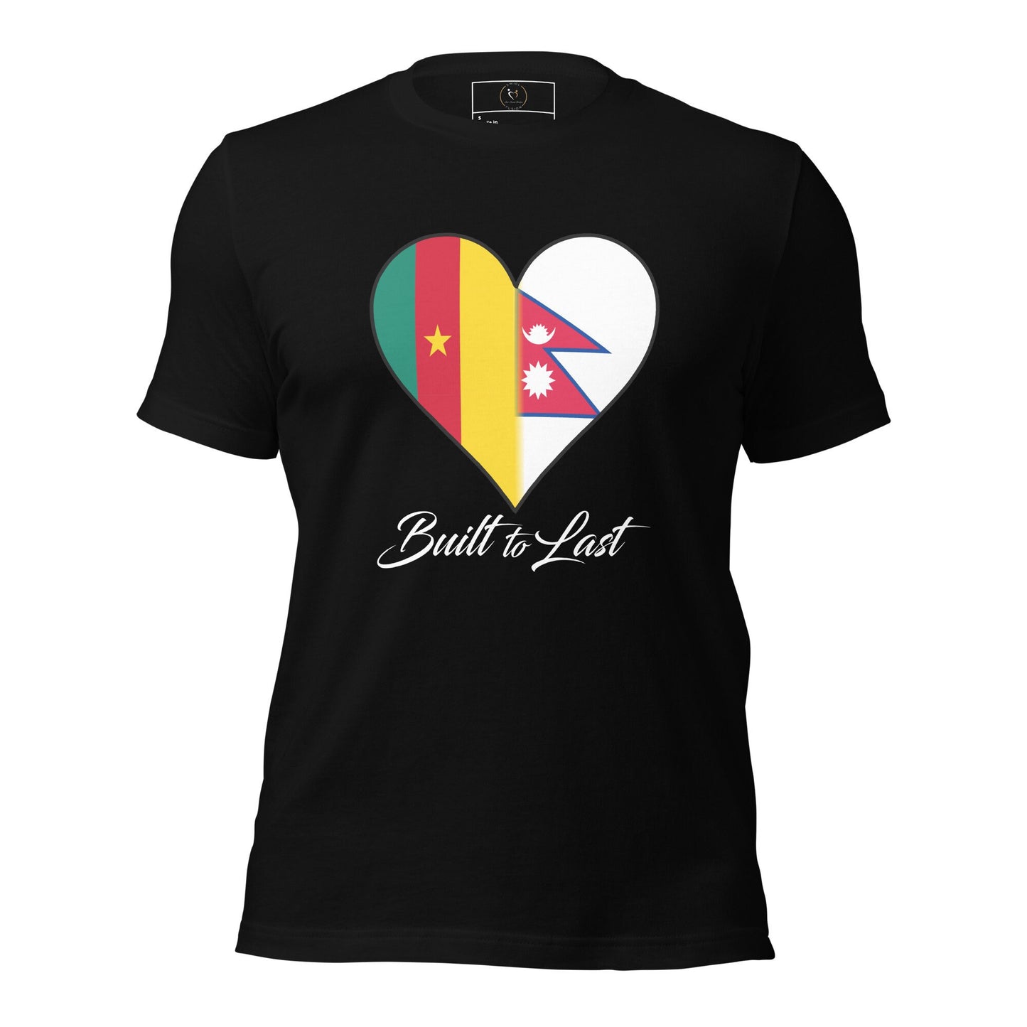 Cameroon and Nepal Interracial Couple Unisex t-shirt