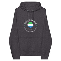 Sierra Leone Unisex eco raglan hoodie