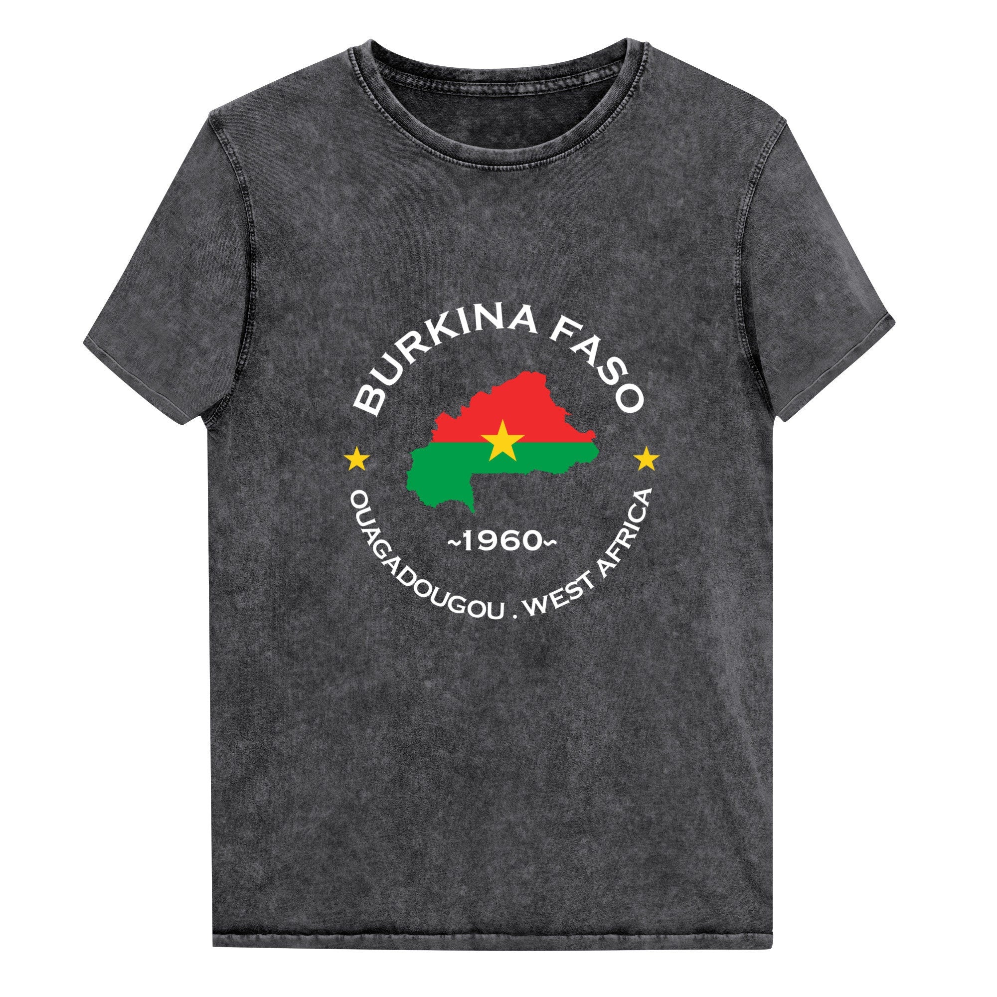 Burkina Faso Denim T-Shirt