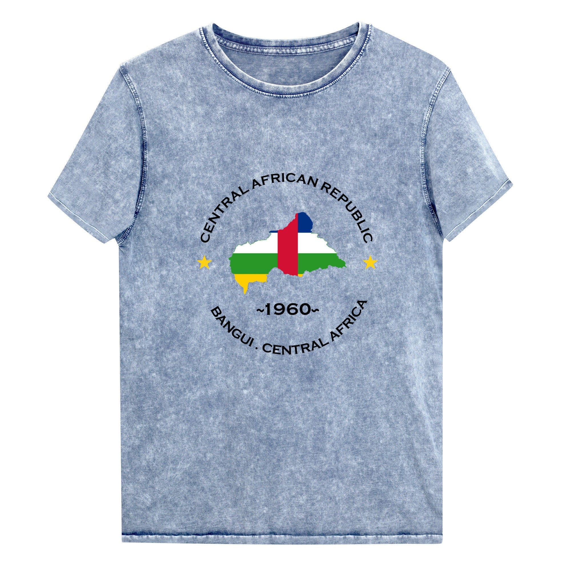 Central African Republic Denim T-Shirt