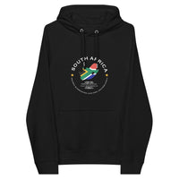 South African Unisex eco raglan hoodie