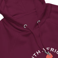 South African Unisex eco raglan hoodie