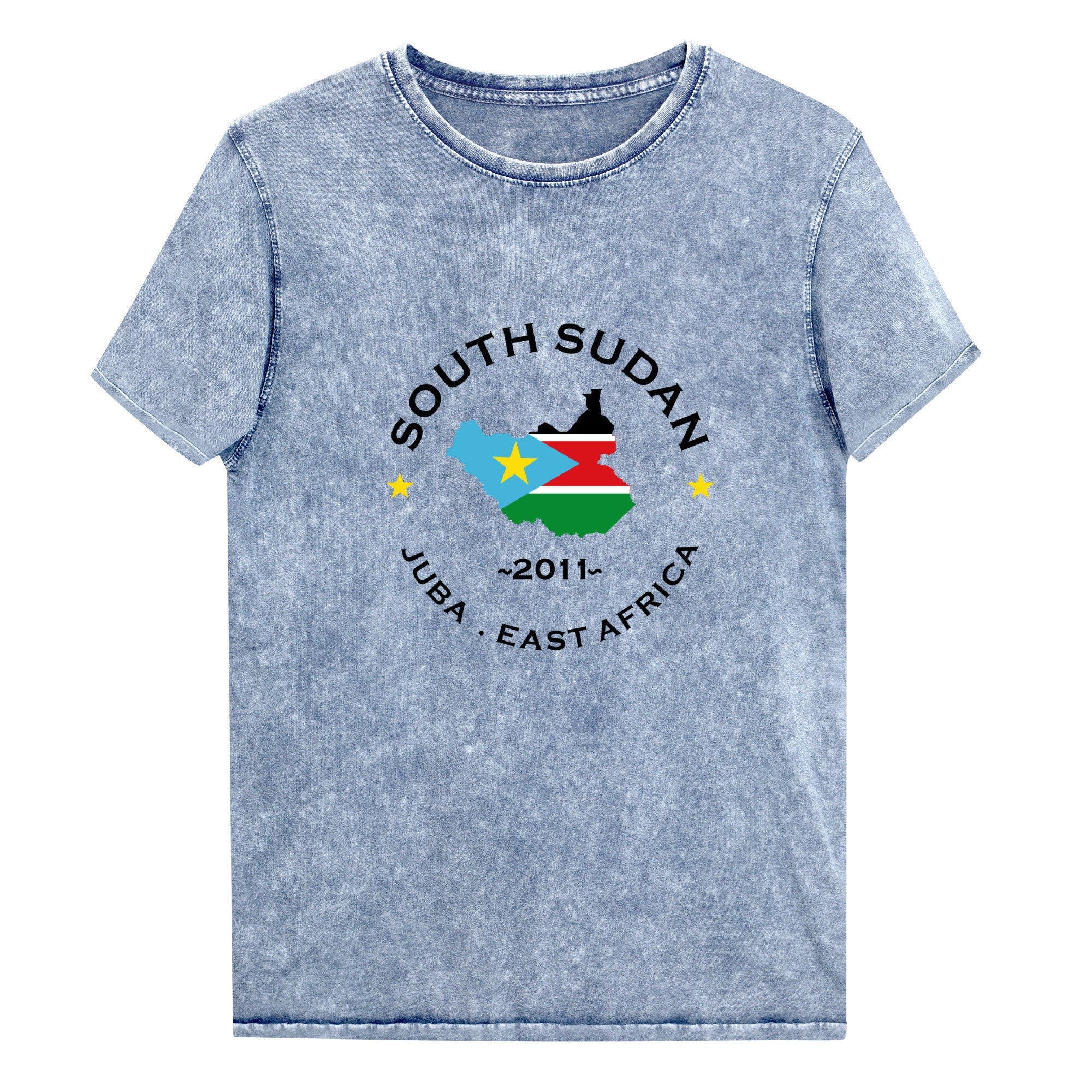 South Sudanese Denim T-Shirt