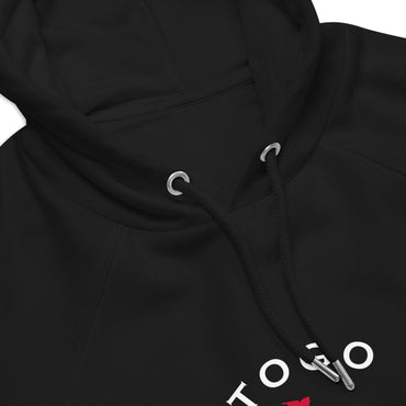 Togolese Unisex eco raglan hoodie