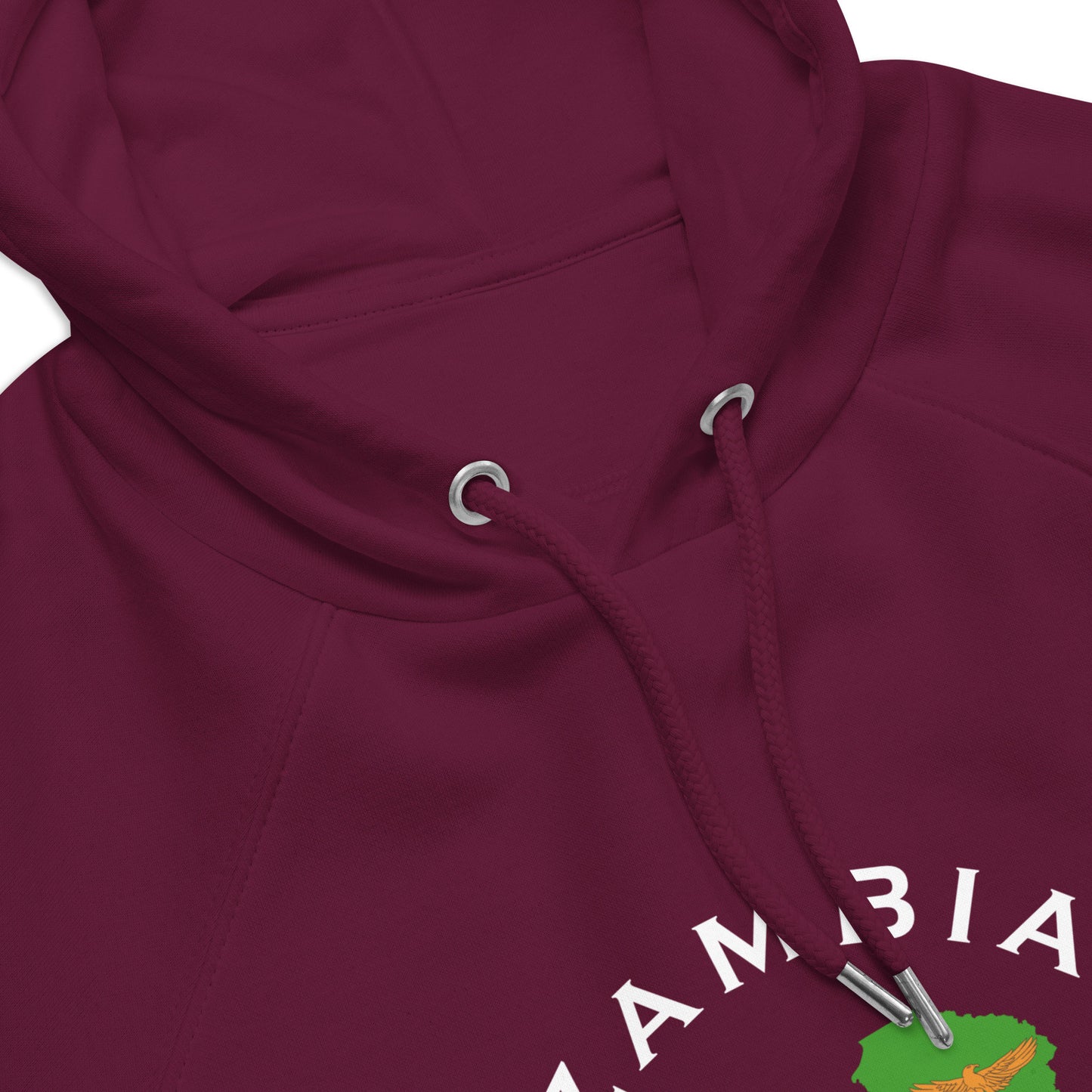 Zambian Unisex eco raglan hoodie