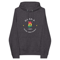 Ghanaian Unisex eco raglan hoodie