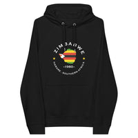 Zimbabwean Unisex eco raglan hoodie