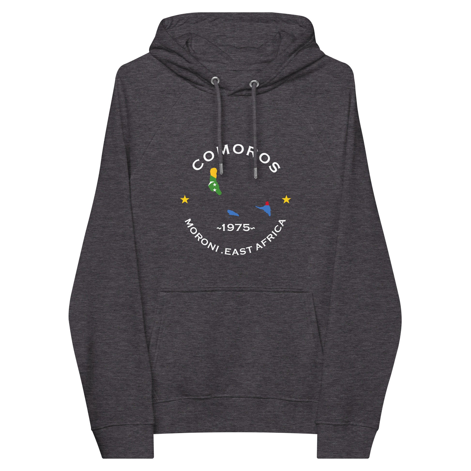 Comoros Unisex eco raglan hoodie