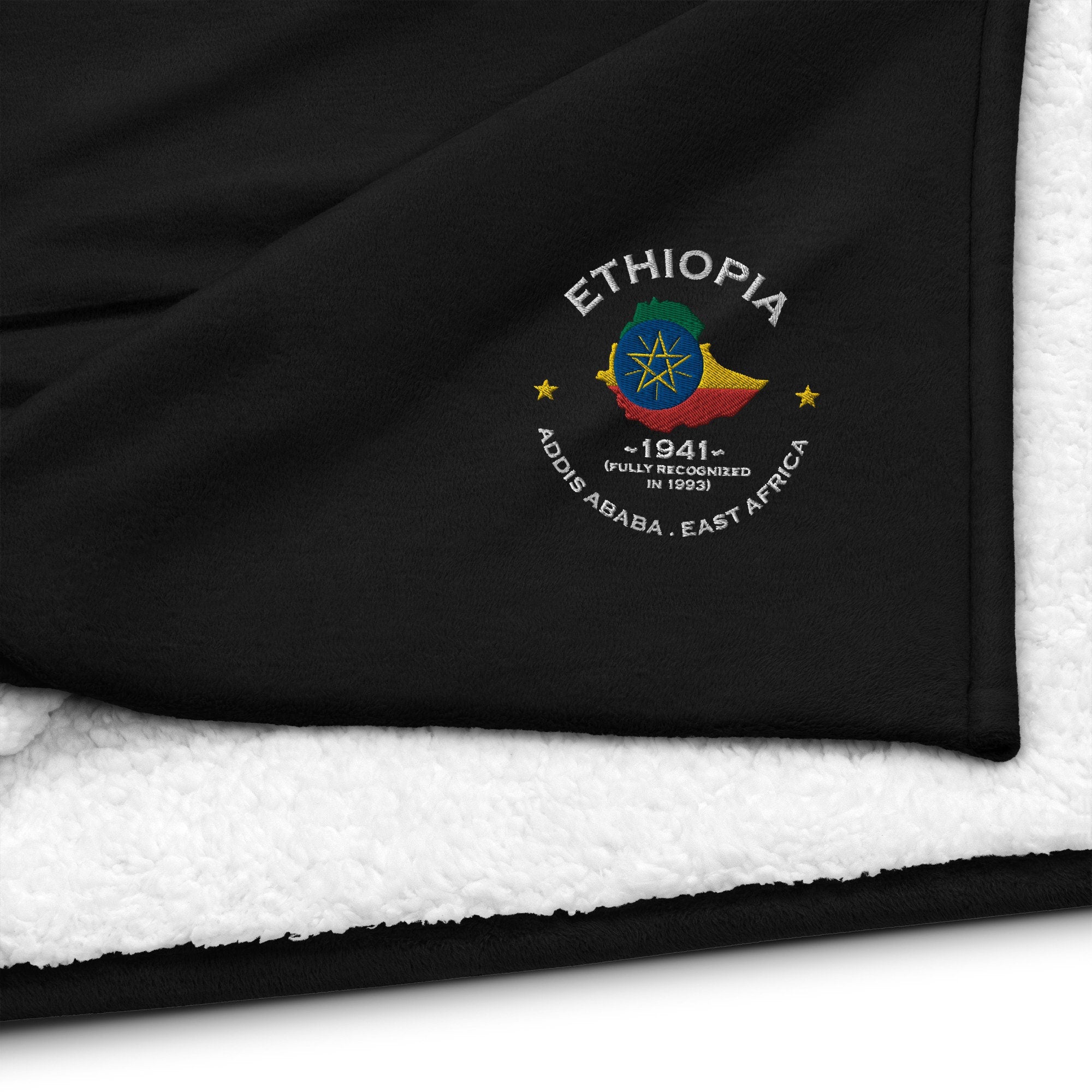 Ethiopian Premium sherpa blanket