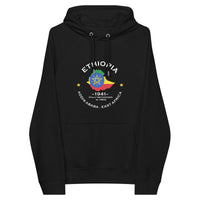 Ethiopian Unisex eco raglan hoodie