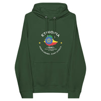 Ethiopian Unisex eco raglan hoodie