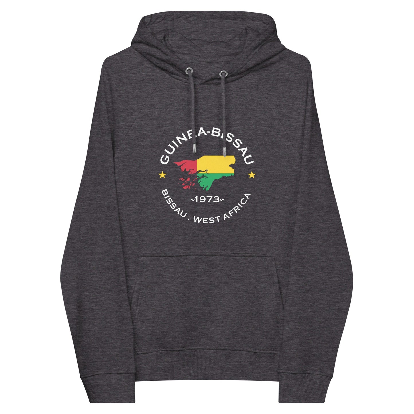 Guinea Bissauan Unisex eco raglan hoodie