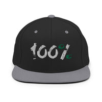 100% Nigerian Snapback Hat