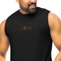 AFRCN Unisex Muscle Shirt/ Gym top/ Work out Top/African Oversized Top