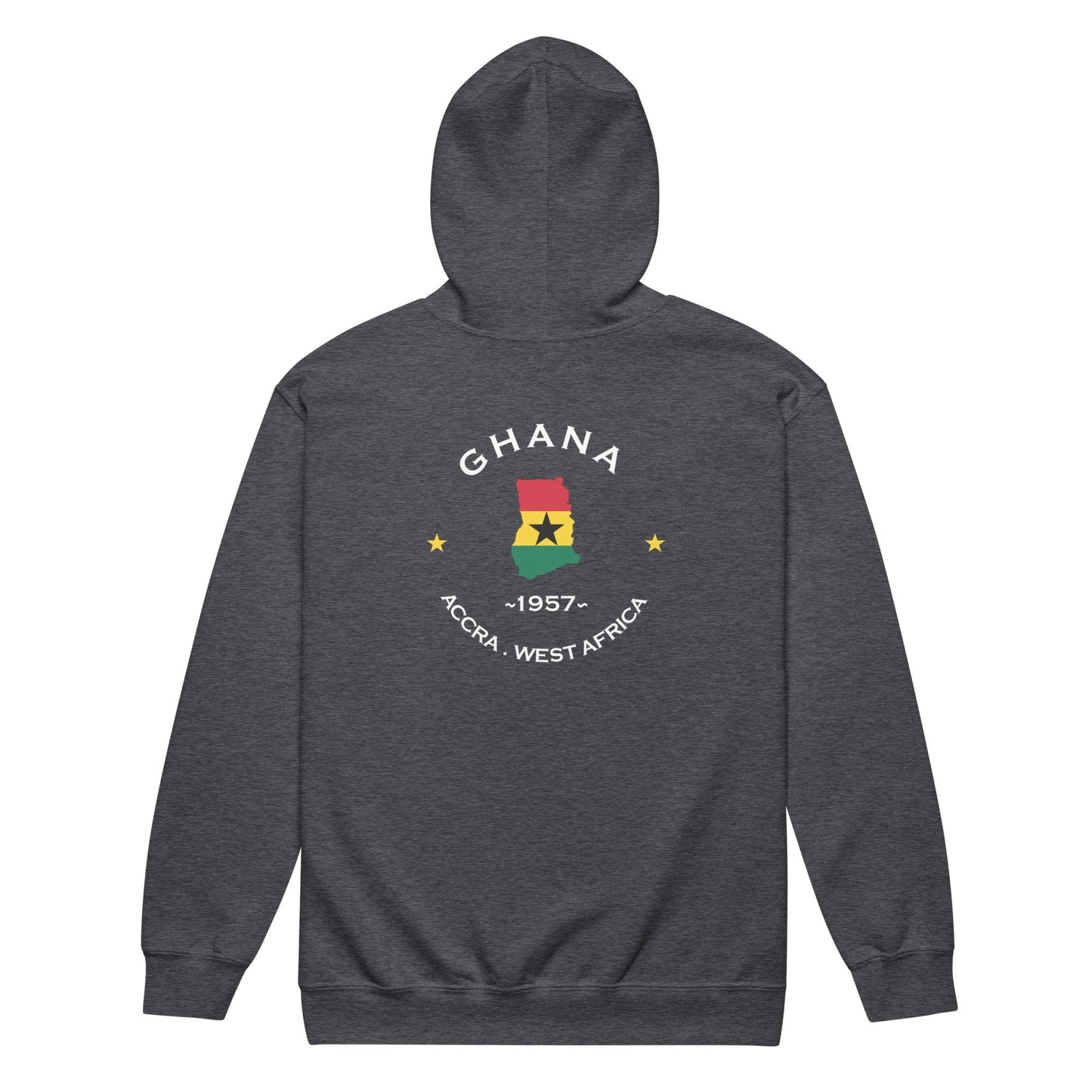 Ghana Unisex heavy blend zip hoodie