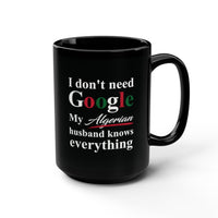 Algerian Funny Dad Black Mug, 15oz