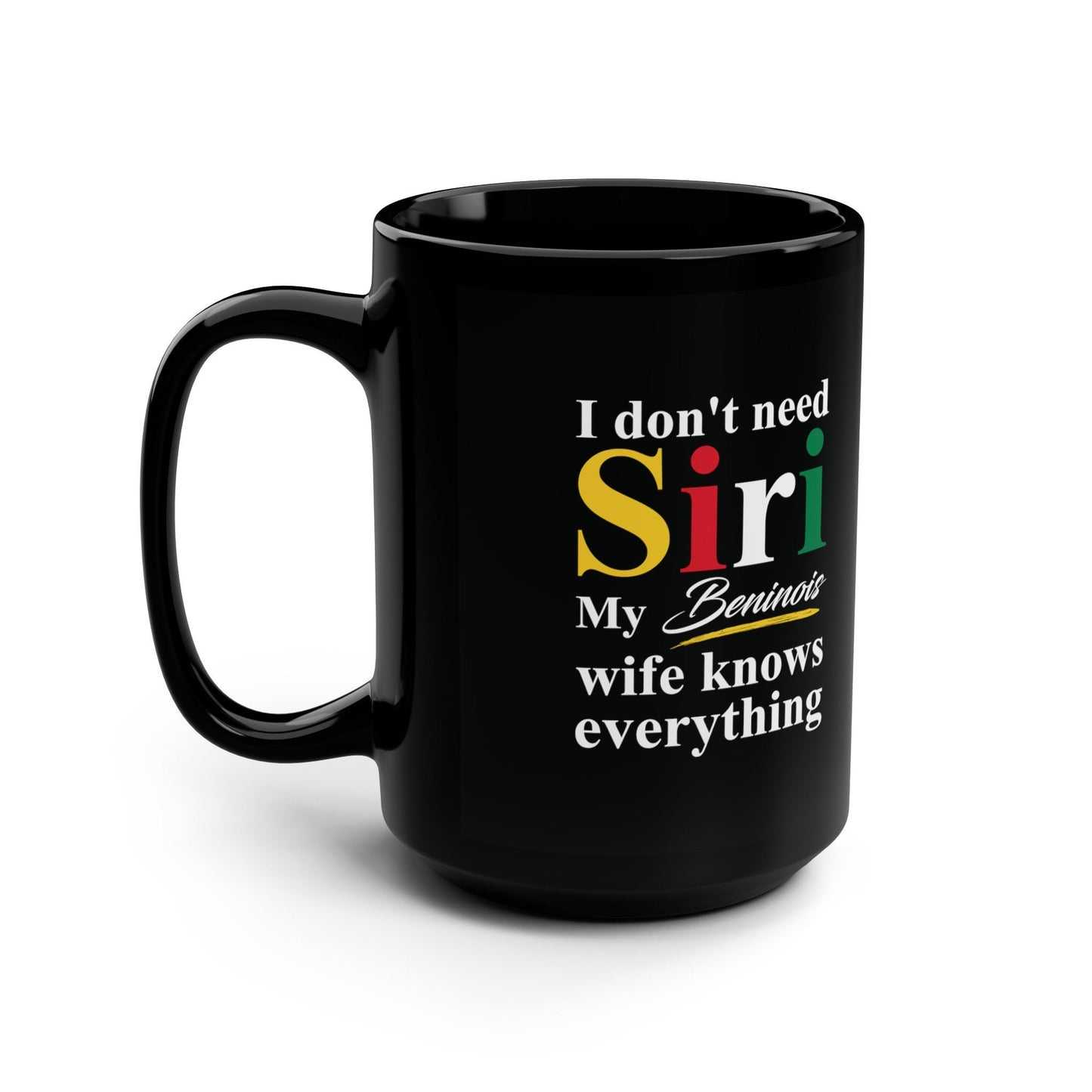 Beninese Black Mug, 15oz.