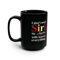 Angolan Funny Mom Black Mug 15oz