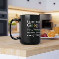 Comoran Black Mug, 15oz