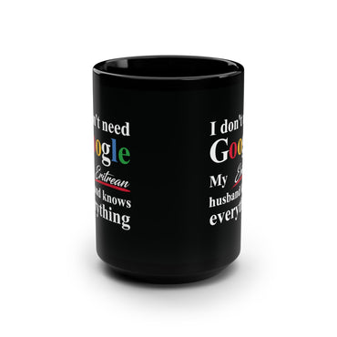 Eritrean Funny Black Mug, 15oz