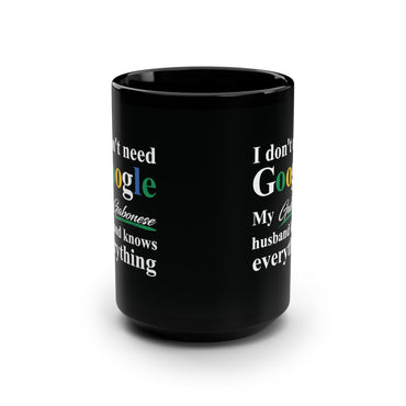 Gabonese Funny Black Mug