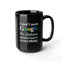 Gabonese Funny Black Mug