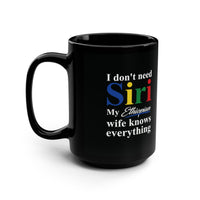 Ethiopian Funny Black Mug, 15oz