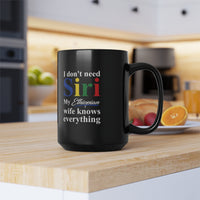 Ethiopian Funny Black Mug, 15oz