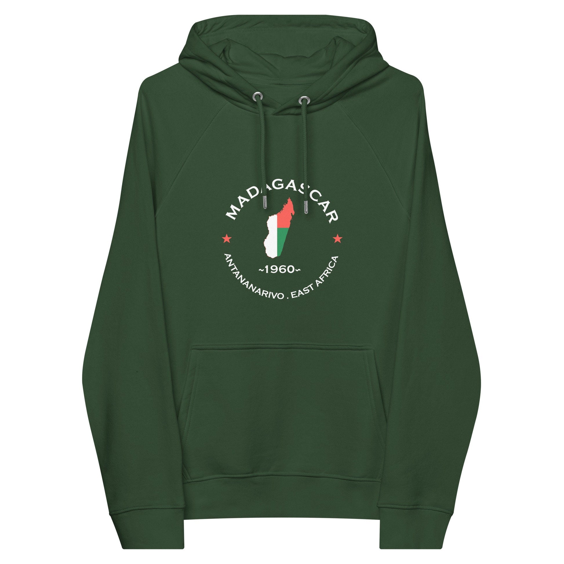 Madagascar Unisex eco raglan hoodie