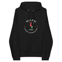 Malawian Unisex eco raglan hoodie