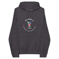 Namibian Unisex eco raglan hoodie