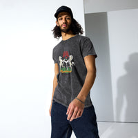 Nigerian Coat of Arms Denim Wash T-Shirt