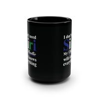 Lesotho Black Mug, 15oz