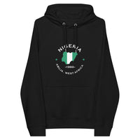 Nigerian Unisex eco raglan hoodie