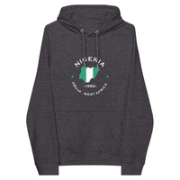 Nigerian Unisex eco raglan hoodie