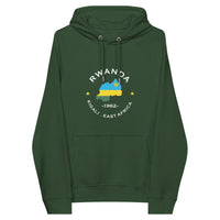 Rwandan Unisex eco raglan hoodie