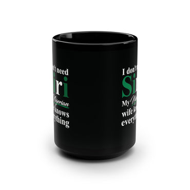 Nigerian Black Mug, 15oz