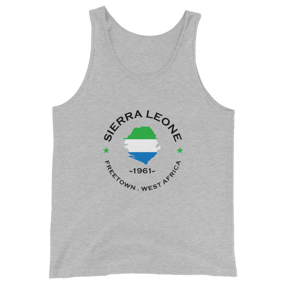 Sierra Leone Unisex Tank Top