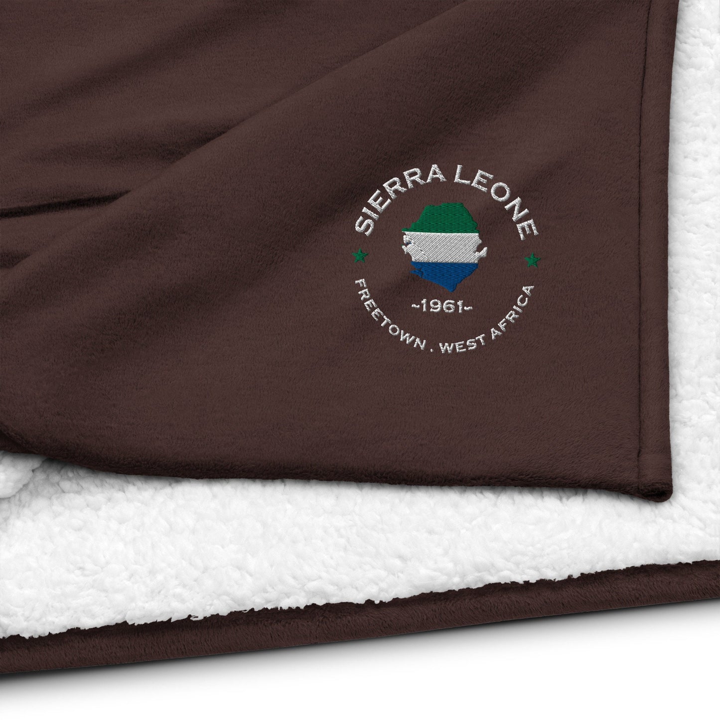 Sierra Leone Premium sherpa blanket