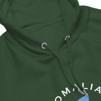 Somalia Unisex eco raglan hoodie