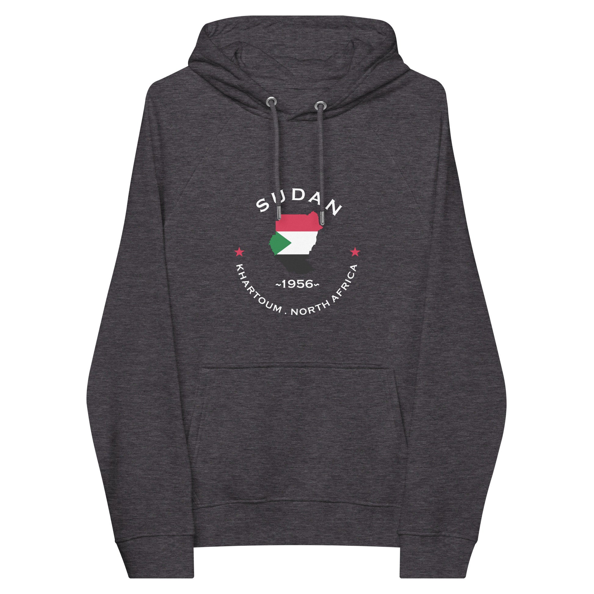 Sudanese Unisex eco raglan hoodie