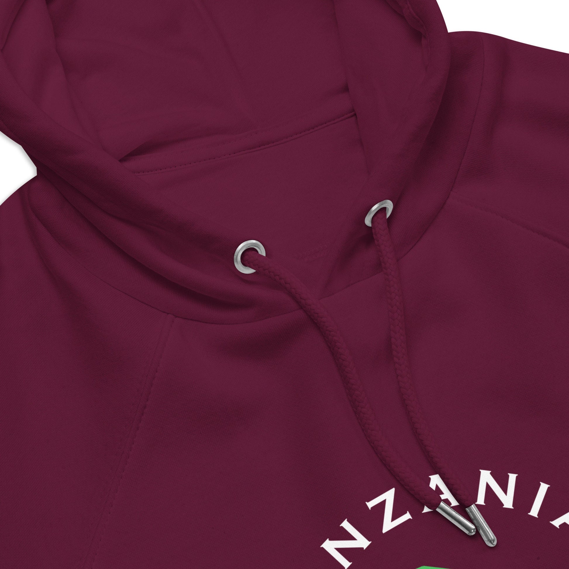 Tanzanian Unisex eco raglan hoodie